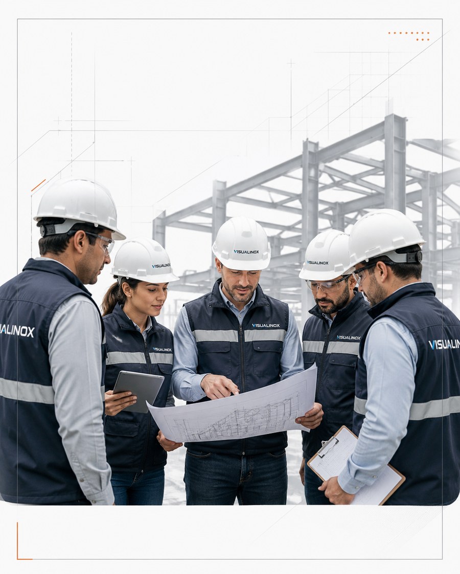 Equipo Visualinox en terreno